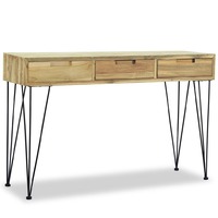 Console Table 120x35x76 cm Solid Teak