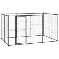 Outdoor Dog Kennel Steel 7.26 m²