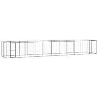 Outdoor Dog Kennel Steel 26.62 m²