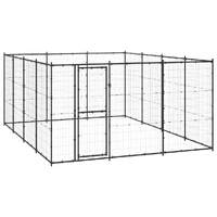 Outdoor Dog Kennel Steel 14.52 m²