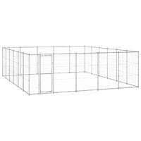 Outdoor Dog Kennel Galvanised Steel 36.3 m²