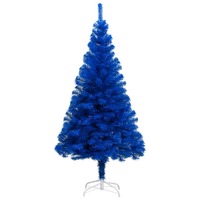 Artificial Christmas Tree with Stand Blue 240 cm PVC