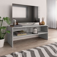 TV Cabinet Concrete Grey 100x40x40 cm Chipboard