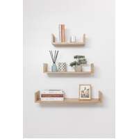 OSLO THREE PIECE SHELF KIT (OAK)