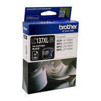 Brother LC-137XLBK Black Ink Cartridge - DCP-J4110DW/MFC-J4410DW/J4510DW/J4710DW - up to 1200 pages