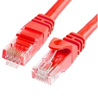 ASTROTEK CAT6 Cable 10m - Red Color Premium RJ45 Ethernet Network LAN UTP Patch Cord 26AWG