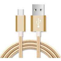 ASTROTEK 1m Micro USB Data Sync Charger Cable Cord Gold Color for Samsung HTC Motorola Nokia Kndle Android Phone Tablet & Devices