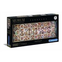 Michelangelo: Sistine Chapel Ceiling - 1000 Piece Panoramic Jigsaw Puzzle