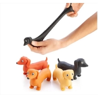 Novelty Stretch Dachshund Sausage Dog Toy (SELECTED AT RANDOM)