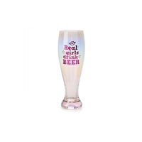 Real Girls Drink Beer Tallulah Aurora Pilsner Glass