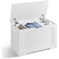 VASAGLE Storage Bench White LHS11WTV1