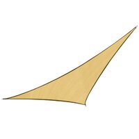 Wallaroo Triangle Shade Sail 7x7x7 - Sand