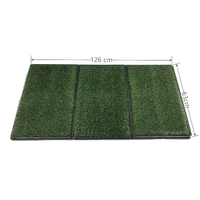 YES4PETS Indoor Dog Puppy Toilet Grass Potty Training Mat Loo Pad 126 x 63 cm