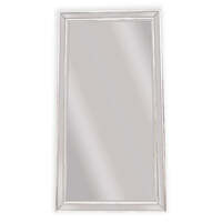 White Beaded Framed Mirror - X Large 190cm x 100cm