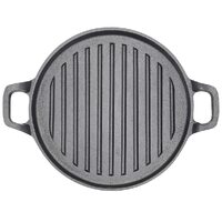 30cm Round Cast Iron Griddle Plate, BBQ Pan Cooking Griddle Grill for StoveF, Oven