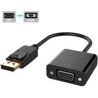 DisplayPort Male to VGA Female Gold-Plated DP Display Port to VGA Adapter