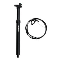 ZOOM MTB Adjustable seatpost Internal Cable 30.9 Diameter 125mm Travel Adjustable Height via Thumb Remote Lever -