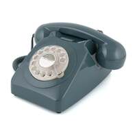 GPO Retro 746 Rotary Telephone - Grey