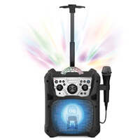 Singing Machine Mini Fiesta- Bluetooth + Light Show