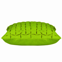 Flux Mustard Yellow 3D Textured Cushion Cover