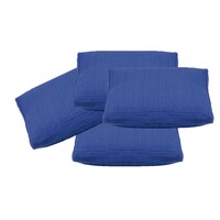 Pack of 4 Classic Sky Blue Large 56x56cm Box Sided Cushion Cover Chair pad covers