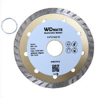 3x 115mm Diamond Circular Saw Blade Dry Wet Turbo 4.5" Cutting Disc 20/22mm Tile