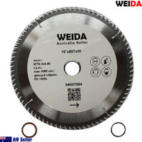 3x 254mm 80T Wood Circular Saw Blade Cutting Disc 10" Bore30/25.4mm K2.8mm Timbe