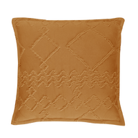 TUFTED MICROFIBRE SUPER SOFT CUSHION COVER-CARAMEL