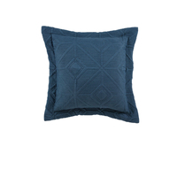 Bianca Kazimir Navy Square Filled Cushion