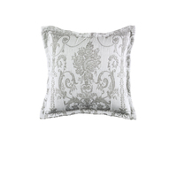 Bianca Olivia Grey Square Filled Cushion