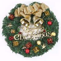 Christmas Wreath Door Garland Decoration Front Door Hanging Flowers Tree Decor(J1-4)