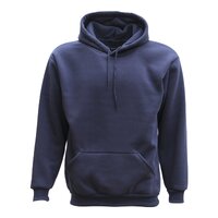 Adult Unisex Men's Basic Plain Hoodie Pullover Sweater Sweatshirt Jumper XS-8XL, Navy, 3XL