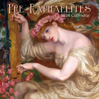 Pre-Raphaelites - 2024 Square Wall Calendar 16 Months Arts Planner New Year Gift