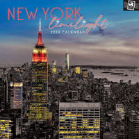 New York Limelight - 2024 Square Wall Calendar 16 Months Planner New Year Gift
