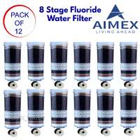 Aimex 8 Stage Water Fluoride Filter Cartridges x 12