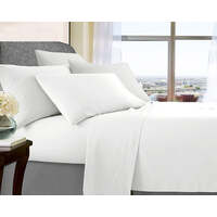 ultra soft microfibre sheet set queen white