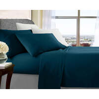 ultra soft microfibre sheet set single sailor blue