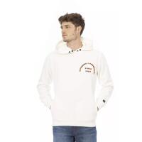 Hoodie with Pockets and Front Print M Men