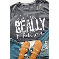 Azura Exchange Christmas Graphic Print T-Shirt - S