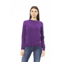 Baldinini Monogram Long Sleeve Sweater S Women