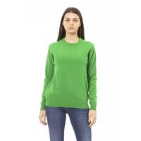 Baldinini Monogram Long Sleeve Crewneck Sweater S Women