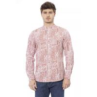 Regular Fit Mandarin Collar Shirt L Men