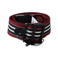 CNC Costume National Fashion Belt with Stripe Motif 100 cm Women