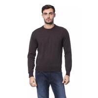 Embroidered Merino Wool Crew Neck Sweater XL Men