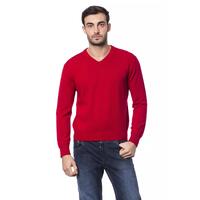 Embroidered Merino Wool Sweater L Men