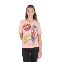 Powder Pink Cotton T-Shirt - 44 EU