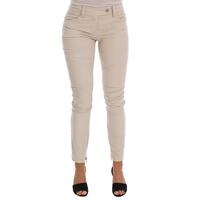 Cropped Corduroy Pants with Logo Details 44 IT Women