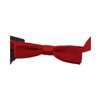 Exclusive Dolce & Gabbana Red Silk Bow Tie One Size Men