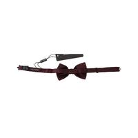 Dolce & Gabbana Exclusive Polka Dot Bow Tie One Size Men