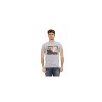 Short Sleeve T-shirt with Front Print 2XL Men